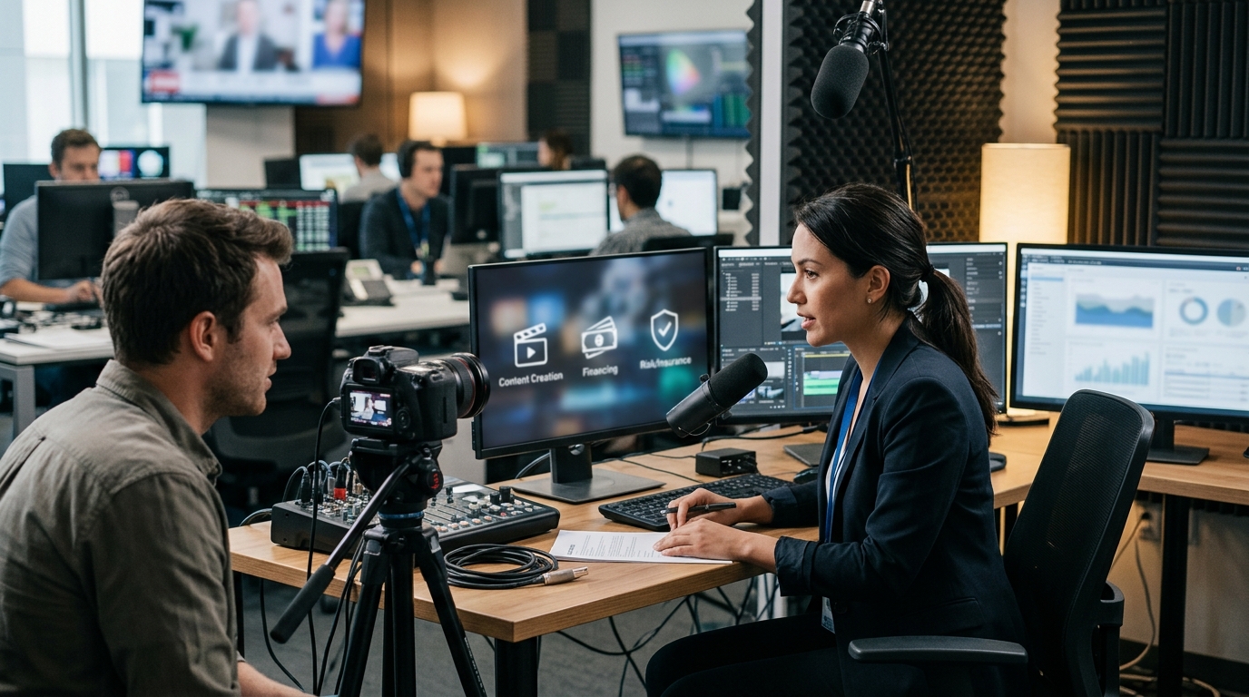 Illustration: Business Insurance for Content Creators: Protecting Your Production Studio in 2026